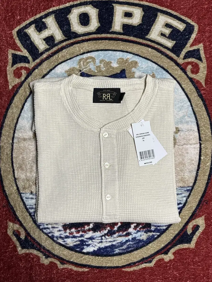 トップス 90s polo by ralph lauren henry neck Vintage 90s Polo Ralph Lauren T Shirt Adult Large Blue V
